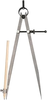 ZLKSKER 4 inch 10 inch Professional Precision Spring Dividers Calipers Compass with Pencil Holder