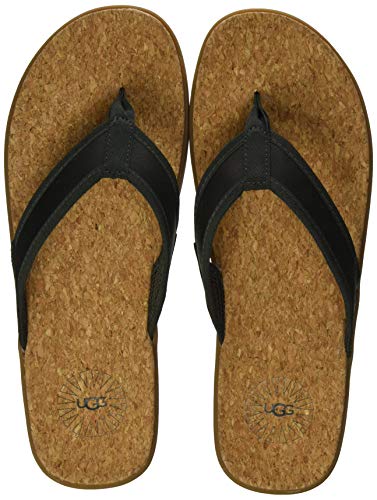UGG Australia Seaside Flip, Sandalia para Hombre, Moss Green, 43 EU