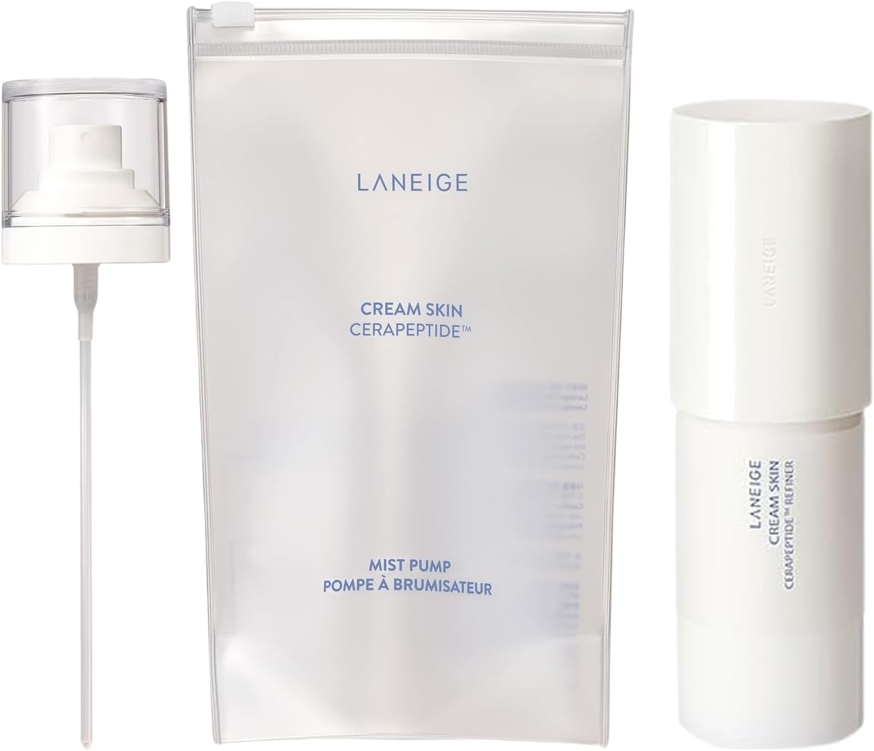 Cream SkinCerapeptide Refiner 170 ml & Creamskin Mist Pump