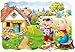 alles-meine.de GmbH 30 Teile Puzzle - Kinderpuzzle Kinder - die DREI KLEINEn Schweinchen - MÄRCHEN Castorland