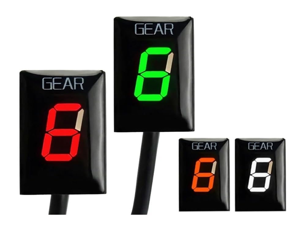 indicador Engranajes Velocidad Indicador De Marcha De Motocicleta Indicador De Velocidad 1-6 Indicador De Marcha De Pantalla De Motocicleta para GL 1800 GL1800 para Goldwing 2001 2002 2003 2004