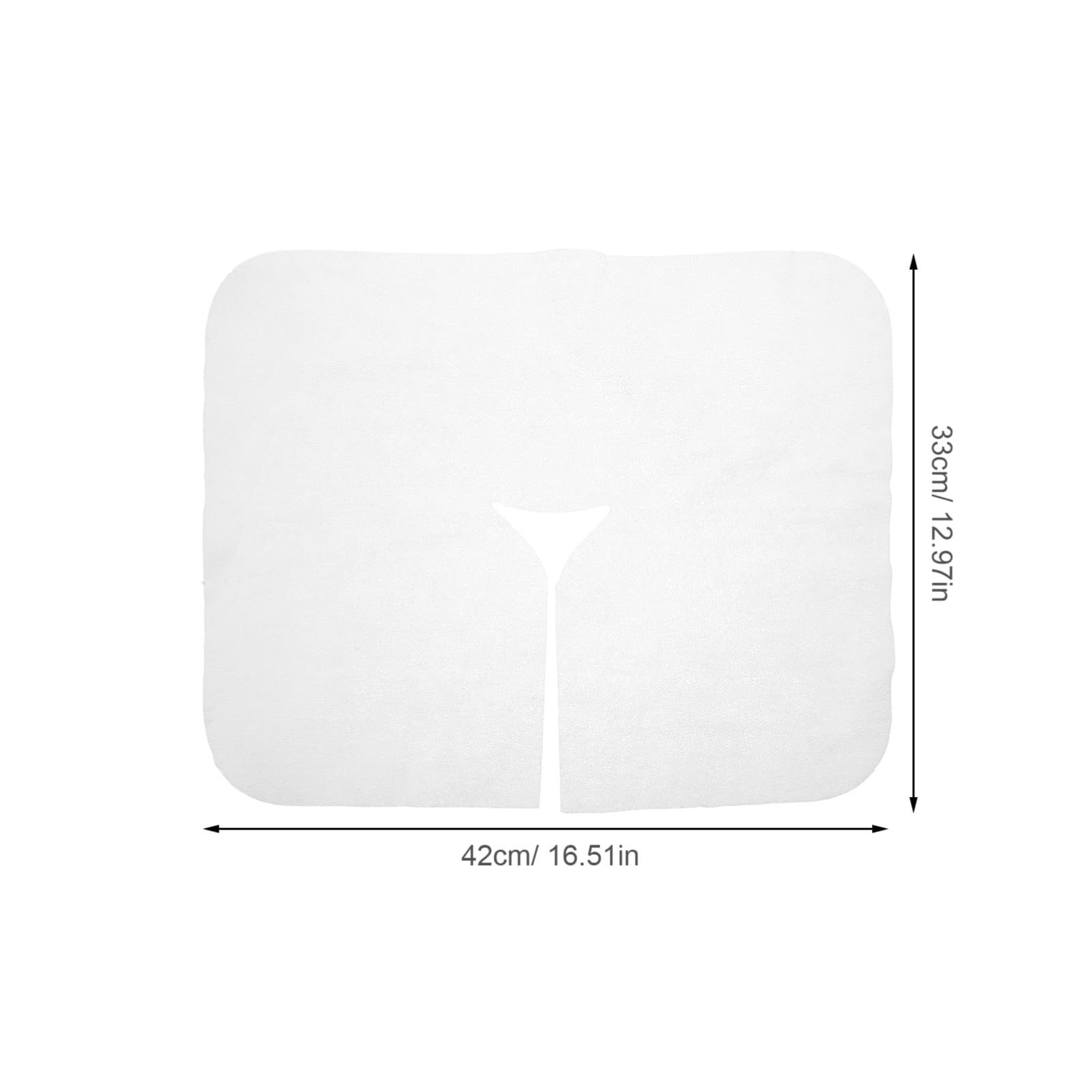 LIFKOME 100pcs Disposable Massage Face Cushion Covers Soft Non Sticking Headrest Covers for Spas and Clinics Oil Absorption for Travel and Home Use