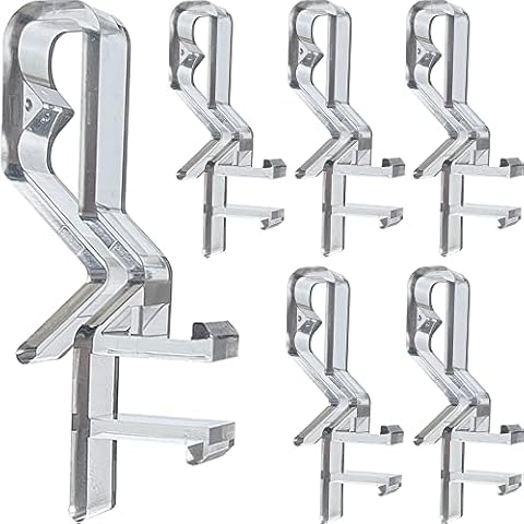 Clear Valance Clips for Window Blinds Cover