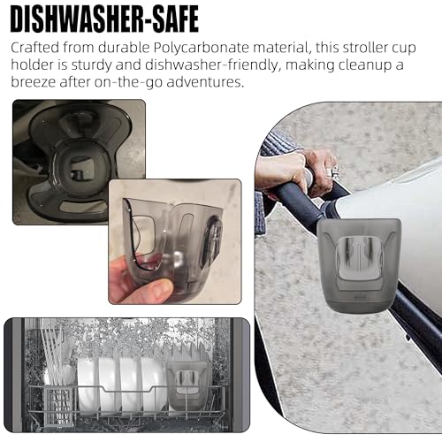 Image of Baby Stroller Cup Holder for Uppa-Baby Vista, Cruz, Minu Stroller