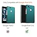 Arkour Compatible with Google Pixel 2 XL Case, [Ultra-Thin & Lightweight] Matte Texture Hard Plastic Stylish Protective Slim Cover for Google Pixel 2 XL (Green)