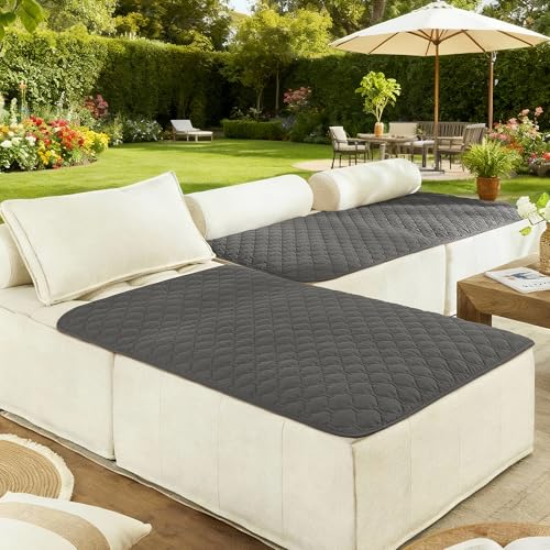 Image of gogobunny 3X Stronger Waterproof Pet Blanket, Scratch Proof Furniture Protector for Dogs Cats, Reversible Cover 40x50 Inch, Dark Grey