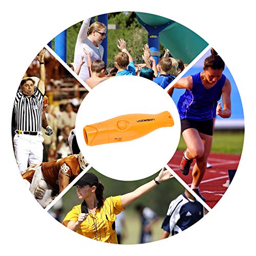 image for VODESON Electronic Whistle For Coaches Hand Squeeze Whistle With Lanya
