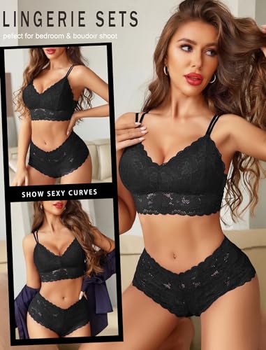 Avidlove Sexy Lingerie Set for Women Lace Bra and Panty Set 2 Piece Lingerie Set Exotic Lingerie Sets3
