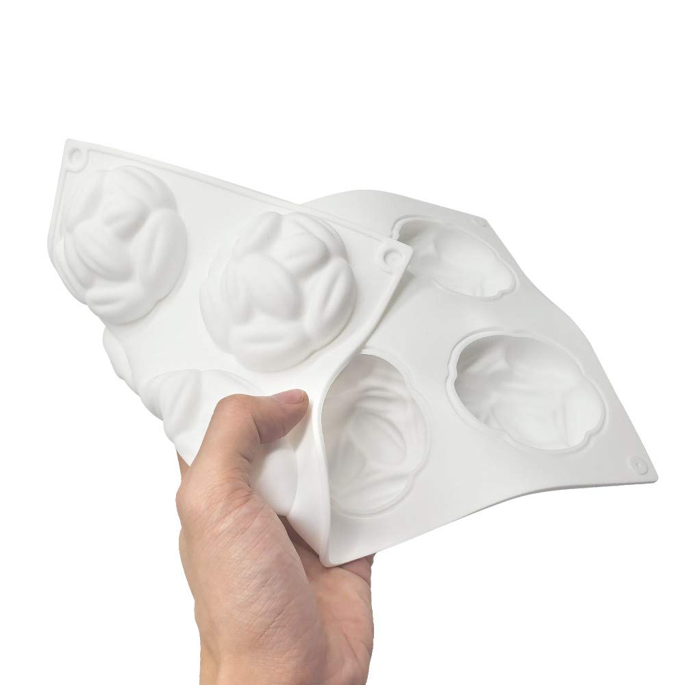 XiaoShenLu Moule De Gâteau Mousse, Moulessilicone Gâteaux 3D Pour Glace Chocolat Pâtisserie Dessert, Outil Croustillant Rond En Plastique, 8 Trous Forme De Bulle