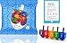 Wood Multi-Colored Dreidels Medium Sized Hanukkah Draydels with English Transliteration (10-Pack)