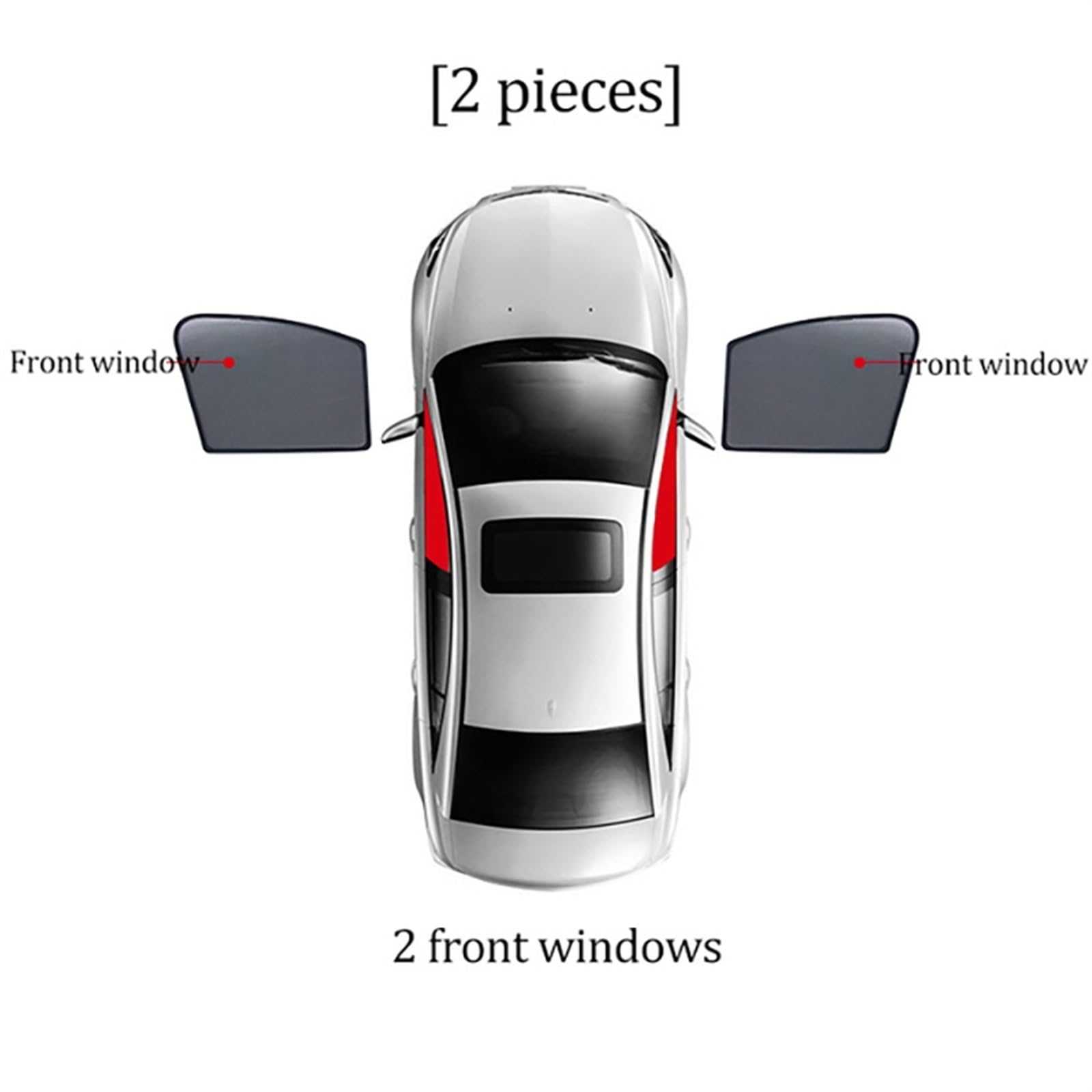 Parasol Lateral Coche Para VW Para PASSAT B6 Para Variante 2005 2006 2007 2008 2009 2010 2011 Ventana Lateral Coche Parasol Visera Parabrisas Delantero Cortina Parasoles Coche (Size : B-2PCS Front)