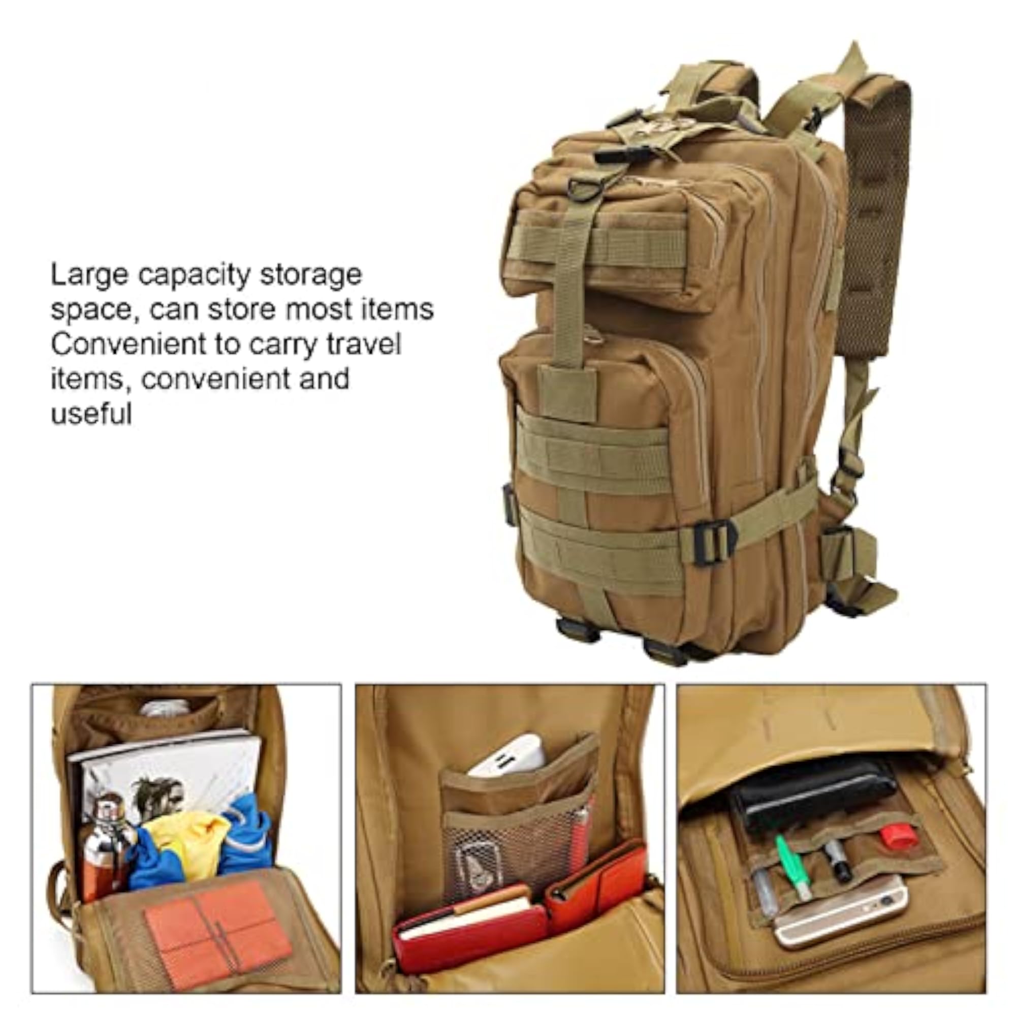 Outdoor Sports Backpack with Multi Storage Pockets