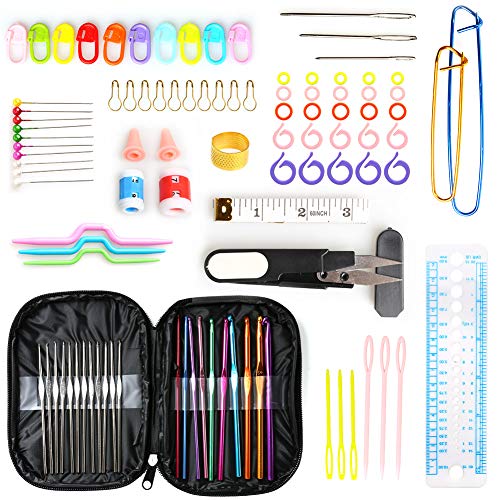 image for Yarn Ball Winder and Umbrella Swift Yarn Winder Including 100Pcs Croch