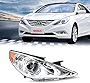 TODO Headlight for HYUNDAI SONATA 2011-2014, HeadLamp Right Passenger Side Replacement HY2503159 92102 -3Q000