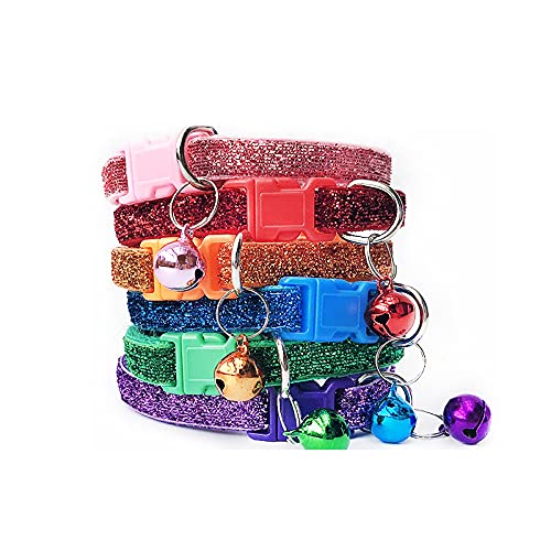 YellowCult 3 Pieces Cat Collars -Exotic Sparkling Design, with Bell, Adjustable Strap, and Safety Release Buckle [Modern Design for Your Cute Cats, Puppies & Small Dogs- 3 Random Colors] (B09CZ8KJ7P) Amazon Price History, Amazon Price Tracker