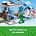 LEGO Minecraft The Frozen Peaks 21243, Cave Mountain Set with Steve, Creeper, Goat Figures & Accessories, ICY Biome Toy for Kids Age 8 Plus Years Old