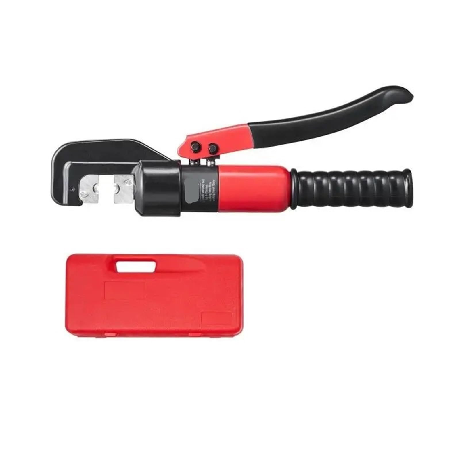 Bnvewr One Color Hydraulic Crimping Tool, Awg12-2/0 Crimping Tool Copper And Aluminum Terminal Battery Lug Hydraulic Crimper,With A Cutting Pliers, Gloves