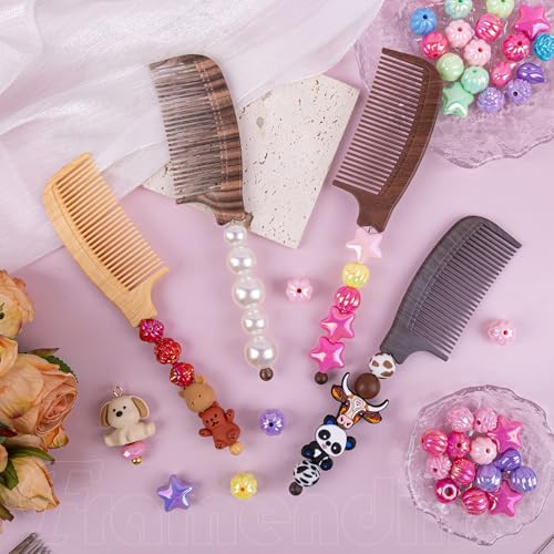 Pack de 10 Peines de Plástico para Estilistas miniatura 3