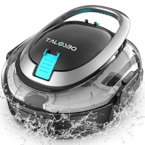 TALOSBO 2026 S2 Robot Piscine à Double Filtration, Nettoyeur de Piscine à Double Moteur, Aspirateur Piscine sans Fil,Autonomie 90 Min,Fonction de...