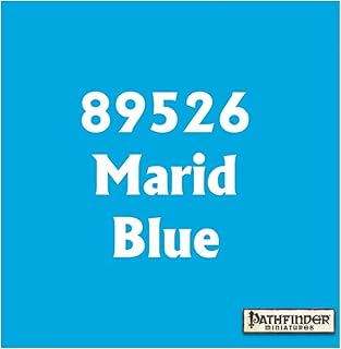 Marid Blue Master Series Hobby Paint .5oz Dropper Bottle Pathfinder Colors Reaper Miniatures