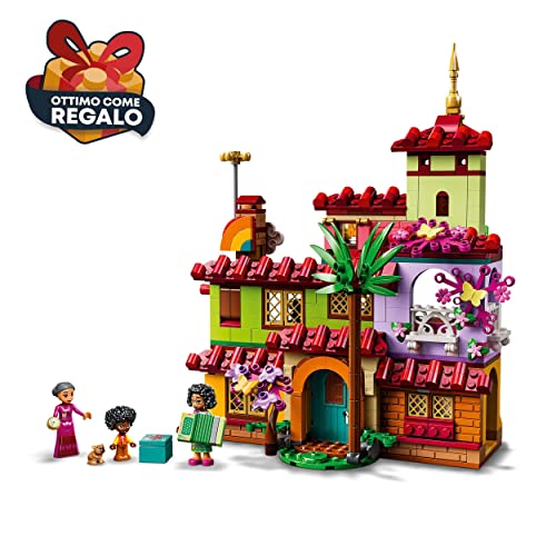 Disney la Casa dei Madrigal, Giochi per Bambini e Bambine da 6 Anni in su, Casa delle Bambole Giocattolo da Costruire con Mini Bamboline, Idea Regalo dal Film Disney Encanto 43202 - Lego - Immagine 1