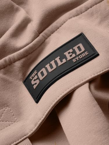 Image of The Souled Store Solids: Men and Boys Drawstringed Cotton Blend Slim Fit Cargo Everday Wear Casual Sporty Joggers