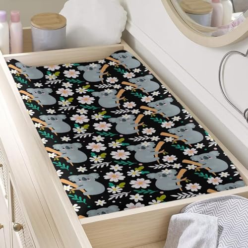Cute-Koala-Changing-Pad-Covers-Ultra-Soft-Stretch-Diaper-Change-Table-Pad-Cover-Infant-Changing-Mat-Sheets-Table-Covers-for-Boys-Girls Cute Koala Changing Pad Covers Ultra Soft Stretch Diaper Change Table Pad Cover Infant Changing Mat Sheets Table Covers for Boys Girls