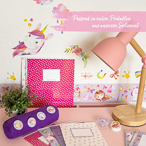 Papierdrachen Children's Border, Unicorn, Border, Children's Room, Wallpaper for Children Beautifying Walls and Themed Rooms - Image 4