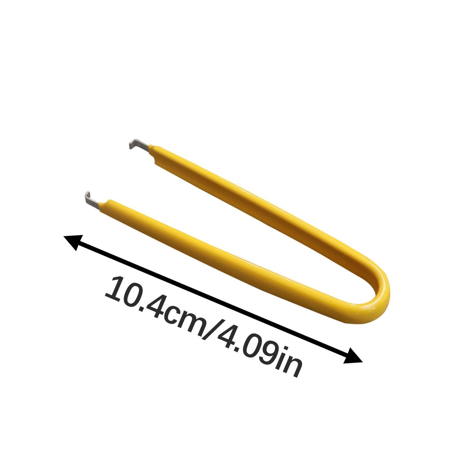 Pinzette per chip IC, estrattore antistatico per chip IC a forma di U, strumento di rimozione in acciaio inossidabile per chip IC, pinze per estrazione a spina per auto, pinzette per fusibili