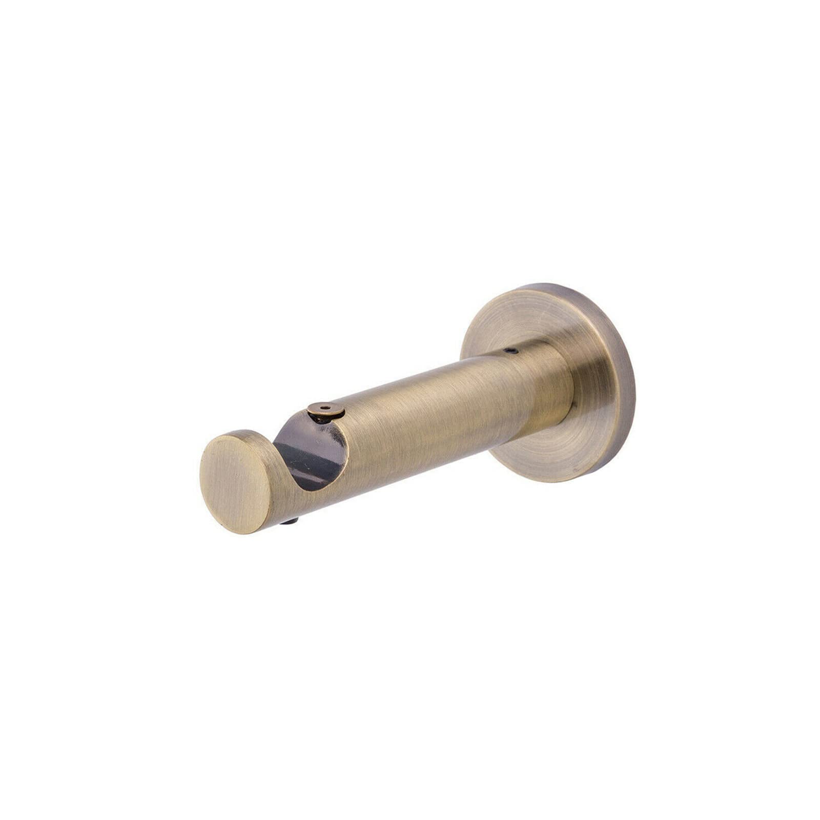 Tringle à rideau 16 mm, 1 trail, or antique, 200 cm avec embout Belluno