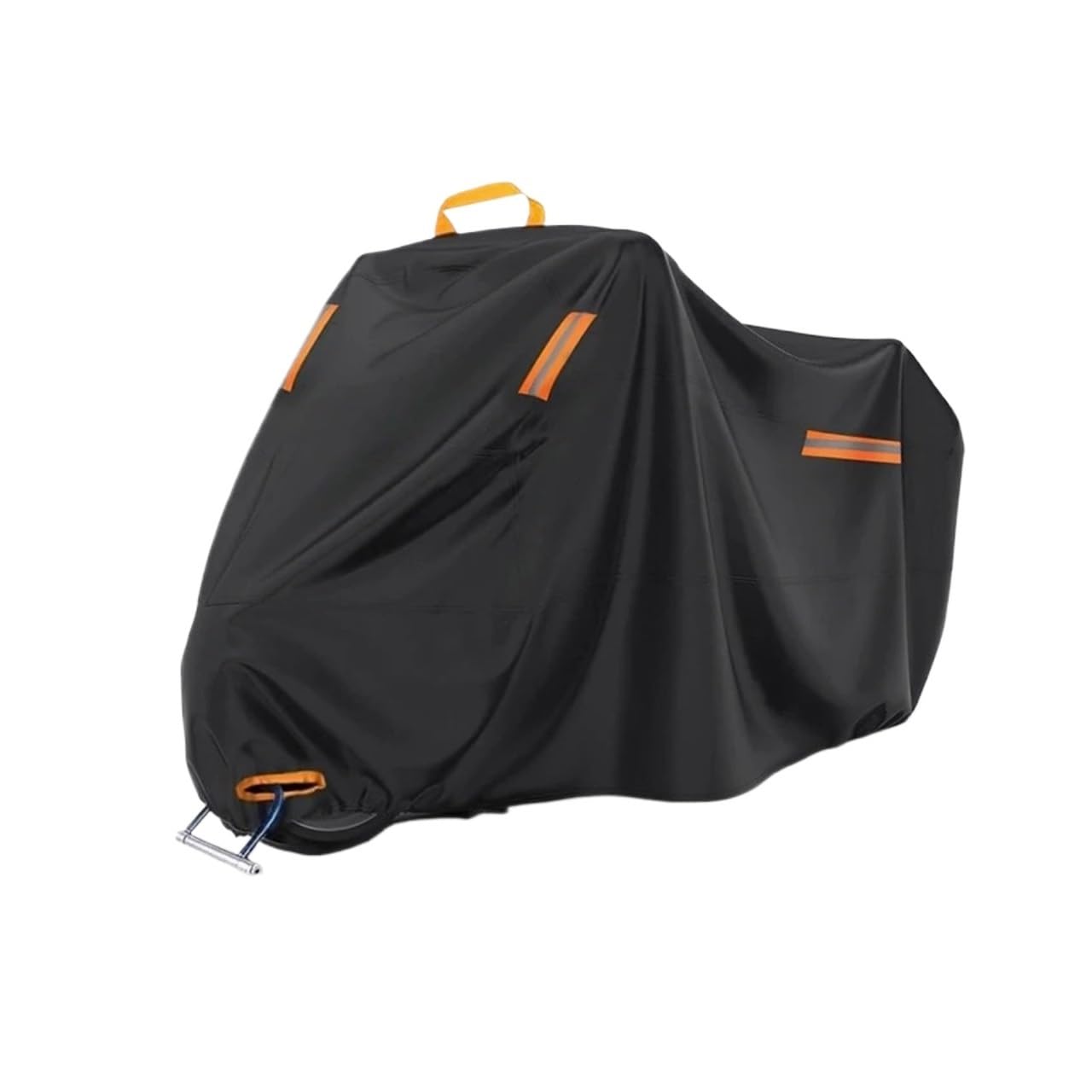 Motorradgarage Winterfest Für Sonnenschutz Und Regenschutz Für Elektrofahrzeuge Kleidung Fahrrad Wasserdichtes Motorrad(Black Cover)