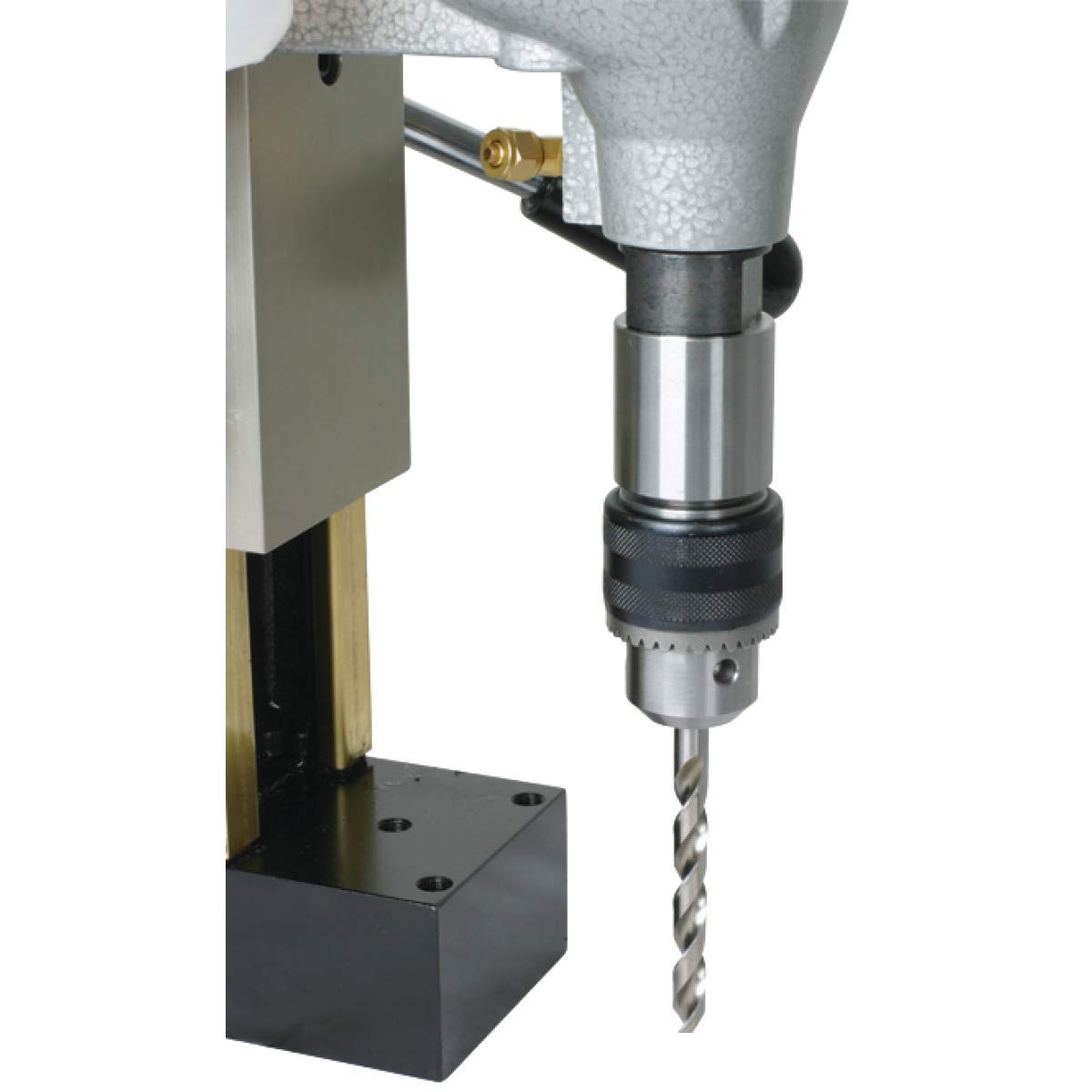 Metallkraft Magnetkernbohrmaschine 1,1 kW Kühlmitteltank Schnellspannaufnahme Weldon 3/4"