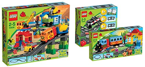 Preisvergleich Produktbild LEGO DUPLO Mega-Eisenbahnset 10506 + 10507 + 10508
