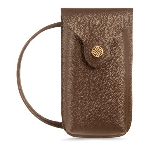 Image of SACCI MUCCI Cellosucci Phone Bag | Vegan Leather Mobile Crossbody Bag for Women | Adjustable Strap Compact Premium Design