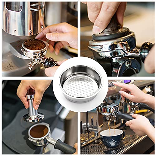 原文 Filtro De Café De Poroso Café De Filtro Poroso Filtro De Crema De Café Cesta De Filtro Sin Presión Portafiltro 51mm… - Imagen 6