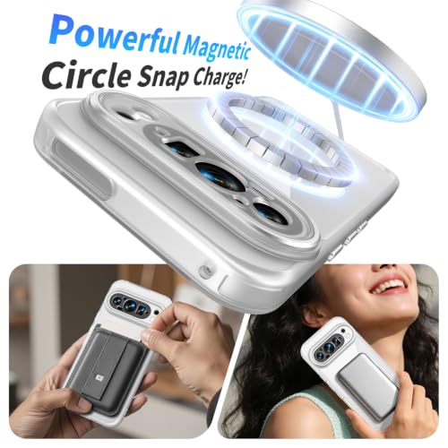 Image of Magnetic Case with Clear Back for Google Pixel 9 Pro XL, Fit for MagSafe