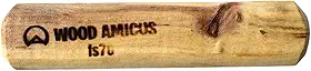 Amicus Mordedor Brinquedo Sustentável de Madeira do Café Wood Amicus para Cães, Pequeno 12cm