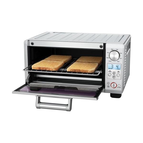 Breville the Mini Smart Oven®, Electric Countertop Toaster Oven, Small Portable Oven, BOV450XL, Brushed Stainless Steel