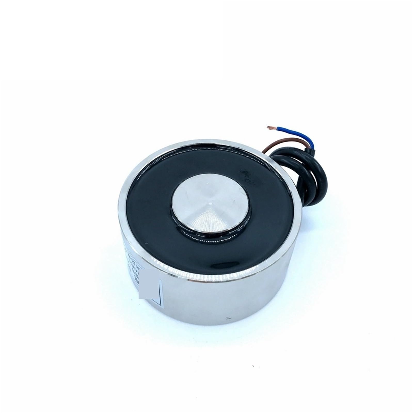 YJ-80/38 Elektrischer Saugnapf mit Elektromagnet, 12 V/24 V Gleichstrom, zylindrische Saugnapfform, Tragkraft 100 kg, Saugplatte aus Metall, 1 Stück(12V)