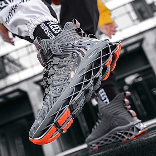 Hello MrLin Men's Running Shoes Non Slip Athletic Tennis Walking Blade Type Sneakers Hip Hop - Image 6