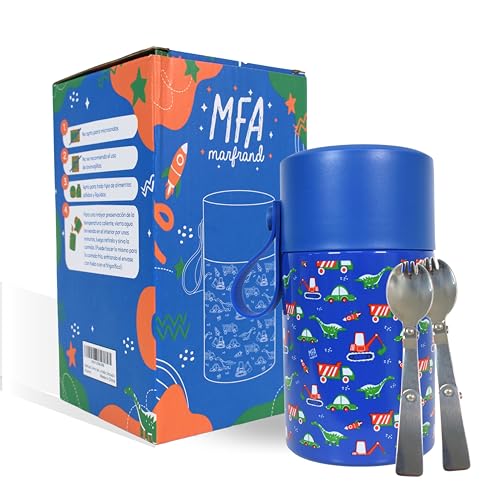 Marfrand. Termo bebe. Termo comida bebe. Aislada Acero Inoxidable (550 CC) Termo papilla bebe. Termo bebe solidos. Termo comida caliente. Termo papillero bebe. Termo pure bebe.