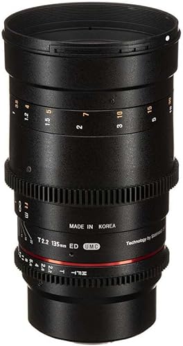 Miniatura 4 de Rokinon Cine DS 5.315 in T2.2 ED UMC Teleobjetivo Cine lente para cámaras réflex digitales Canon EF