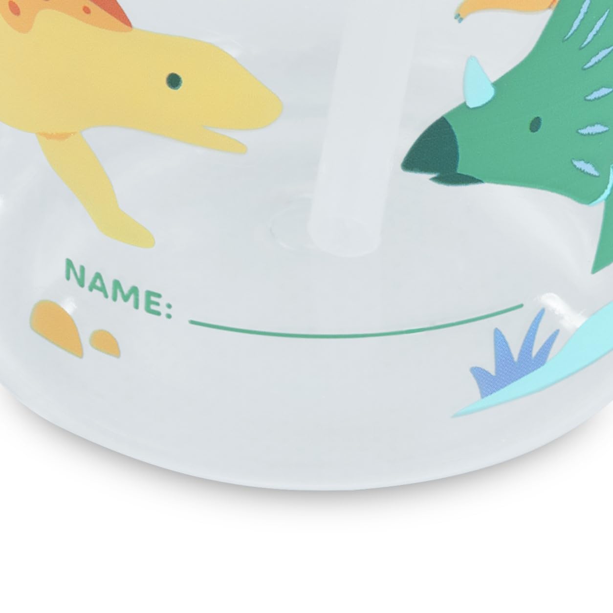 Miniland - Tritan Kids Bottle 450ml, Baby Water Bottle with Straw and Ergonomic Handle, Dishwasher Safe (Jurassic) - Image 4