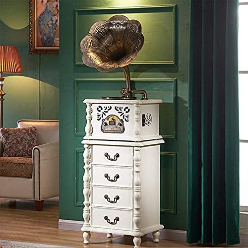 Tourne-Disque Gramophone Haut-Parleur Disque Vinyle Rétro Electro Phonographe, Lecteur/Radio FM/USB/Bluetooth, Salon De Style Européen/u200bRoom Ameublement Déc - Les Beatles, Paul McCartney, John Lennon, RIngo Starr, George Harrison Tourne-Disque Gramophone Haut-Parleur Disque Vinyle Rétro Electro Phonographe, Lecteur/Radio FM/USB/Bluetooth, Salon De Style Européen/u200bRoom Ameublement Déc – Image 3