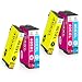 Produktbild LeciRoba 405xl Tintenpatronen für Epson 405 Tintenpatronen und Epson 405xl Tinte für Epson Workforce Pro WF-3820DWF 3825DWF 4820DWF 4825DWF 4830DTWF WF-7310DTW WF-7830DTWF 7835DTWF 7840DTWF (6 Farben)
