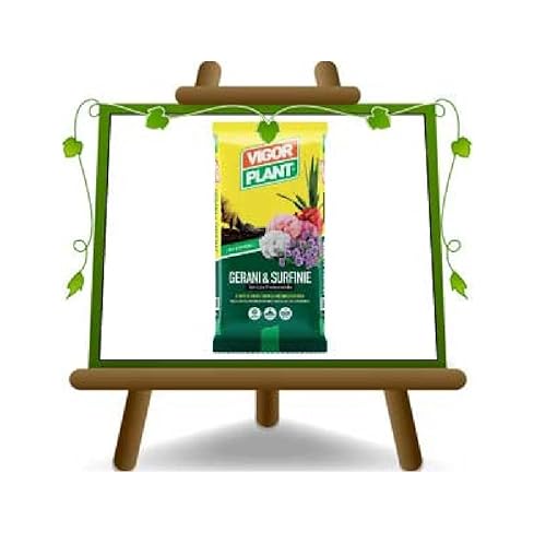 Sustrato Vigorplant Gerani y Surfine 20 litros contiene turbe adecuadamente seleccionadas Cover