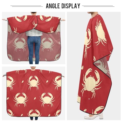 Capa de barbería impermeable para hombre Kigai Red Crab miniatura 5
