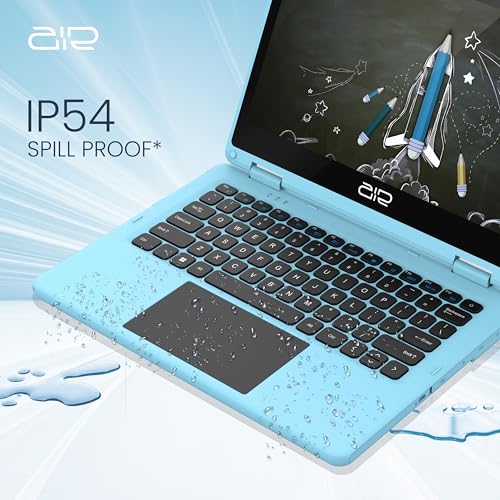AIR EDU11ONE Notebook/Laptop Intel N4020 4 GB RAM 128 GB SSD with Windows 11 Blue - Image 4