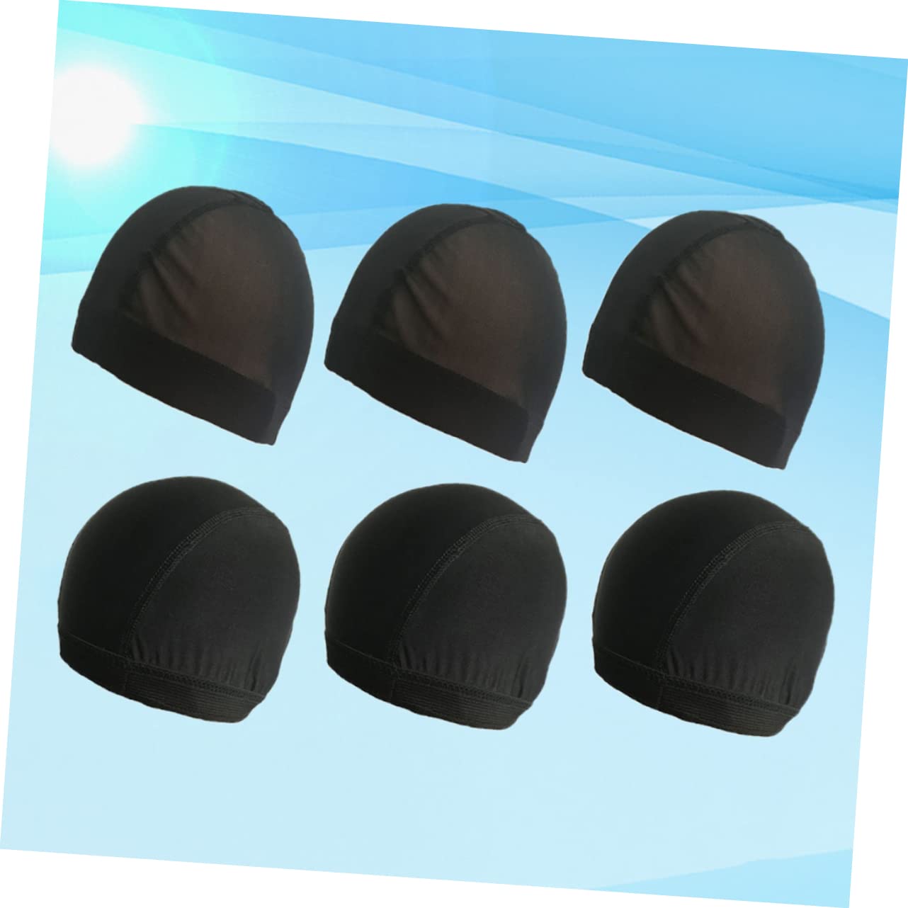 Ipetboom Elastic Wig Cap Set 6pcs u Shape Wig Hair Net Accessories Stretchy Mesh Headwear Comfortable for