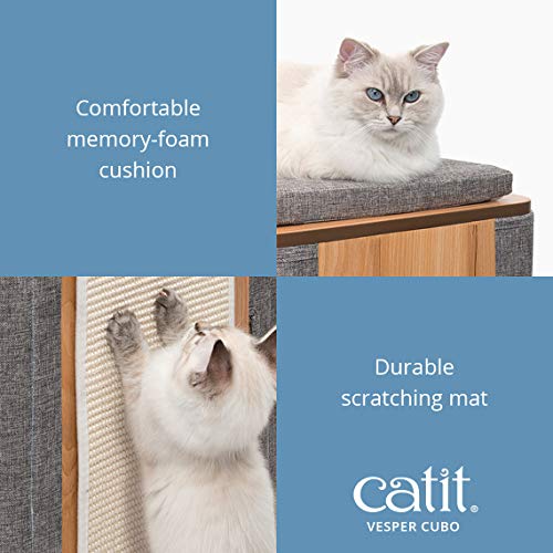 Arranhador Vesper V-cubo Cinza Hagen